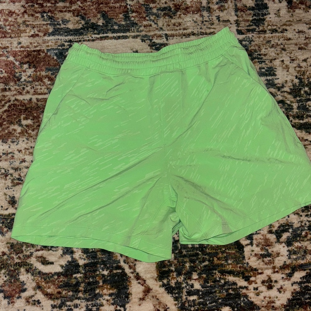 Lululemon Athletica Lime Green Athletic Shorts